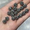 Crânio de cobre puro com miçangas redondas Wen Play com miçangas DIY Wen Play Buda Beads Acessórios de jóias Corrente de telefone móvel Pulseira Pingente