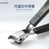Cortauñas con Corte Profundo para Surcos de Uñas, Borde Angulado, Antisalpicaduras, Punta Afilada, Apertura Amplia, Adecuado para Personas Mayores, Tijeras para Cortar Uñas