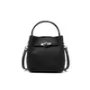Bolso de Mano para Mujer Estilo Nuevo, Bolso Cruzado de Moda y Versátil, Lujo Ligero, Bolso Cubo de Piel Genuina de Gama Alta de Nicho
