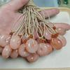 Atacado Natural Dongling Jade Ping An Fivela Pingente Jade Ouro Seda Jade Tianshan Pingente Verde Pingente Colar Masculino e Feminino