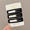 Pinza Negra para el Cabello con Forma de Espina de Pescado para Flequillo Lateral, Pinza Invisible, Nuevo Modelo 2025, Horquilla para Maquillaje, Pinza para el Cabello para la Parte Posterior de la Cabeza
