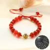 Amazon Nuevo 100 Idiomas Te Amo Pulsera de Piedra Natural Ojo de Tigre Pulsera Tejida a Mano para Pareja