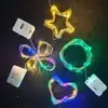 Fios de Luz Coloridos, Flores, Decorações de Natal, Luzes de Fio de Cobre, Fitas de Luz LED, Luzes Coloridas, Barracas de Feira Noturna, Fios de Luz Pequenos para Atacado