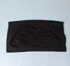 Sutiã de Uma Alça Básico Envolto no Peito Anti-Exposição Gordura mm Tubo de Camada Única Tricotado Tamanho Grande Sutiã de Base Sem Bojos