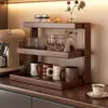 Prateleira de Armazenamento Organizador de Mesa Escada de Múltiplas Camadas Suporte de Copo Multifuncional Rack de Lanches de Acrílico Transparente
