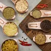 Conjunto de 13 Peças de Copos e Colheres Medidoras de Aço Inoxidável Transfronteiriço com Placa de Escala, Utensílios de Cozinha, Venda Direta para Conjunto de Ferramentas de Panificação Caseira