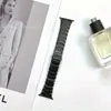 Adecuado para Apple Watch Correa de Metal de Acero Sólido de Tres Eslabones de Alta Gama en Forma de I