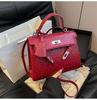 Bolso de Diseño de Nicho de Alta Gama 2026 para Mujer, Bolso Bandolera Cruzado Retro de Moda Nueva, Bolso de Mano Tipo Kelly