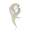 Nova Broche, Nicho de Luxo, Corsage de Liga de Alta Qualidade, Pequeno Acessório Versátil com Fragrância, Acessórios de Luxo com Pérola e Strass