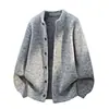 Suéter cárdigan estilo perezoso suelto para hombre autumn cleanfit vibe chaqueta de punto de alta gama callejera fresca