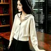 Cardigan de Punto de Estilo Coreano para Mujer Otoño Invierno 2026 Ropa Exterior Holgada Adelgazante Suéter Top Moderno
