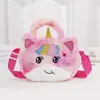 Bolsa de Mão Grande de Pelúcia Transfronteiriça para Crianças, Bolsa Transversal Fofa de Pelúcia para Meninas, Bolsa para Guardar Chaves e Moedas