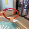 La misma pulsera vietnamita de oro arena de cinco vías Dios de la Riqueza que no se desvanecerá durante mucho tiempo, pulsera de cuentas de transferencia, cuerda tejida a mano para parejas