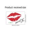 Nuevos M-89 labios rojos sexys KISS ME pegatinas de baño decoración de San Valentín para el hogar pegatinas de pared pegatinas pegatinas