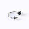 Argola de lábio garra de dragão ferradura anel C cone pontudo design de argola de nariz senso de design nicho prego de lábio prego de osso da orelha titânio doce aço joia de piercing