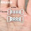 Metal Diamante Perla Nudo de Esquina Hebilla de Cintura Traje de Baño Bikini Conector Intercambiable Ropa Interior Corazón de Durazno Hebilla de Amor