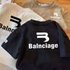Camiseta de Algodón para Niños de Verano 2026, Nueva Camiseta Infantil con Estampado, Ropa Exterior de Moda para Bebés, Camiseta Base Elegante