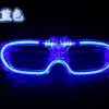 Fiesta de Año Nuevo 2026 Bar Concierto Accesorios de Apoyo Gafas Luminosas Gafas de Luz Fría Led Juguetes Intermitentes Venta al por Mayor