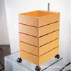 Armário de armazenamento rotativo móvel mesa de cabeceira ins armário lateral simples estilo nórdico armário Internet Celebrity armário de armazenamento cosmético