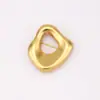 Broche de Anillo Metálico Irregular, Hebilla de Corsage Retro a la Moda, Accesorio para Ropa, Pin Antiexposición
