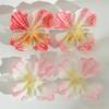 Piezas de Flor de Hortensia Quemada Simulada de 4 cm Pétalo Simulado Semiacabado Flor Artificial Accesorios de Decoración para Zapatos y Sombreros para el Hogar