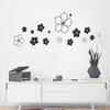 Fan Xi Nuevo Arte Simple Floral Blanco y Negro Dormitorio Sala de Estar Entrada Embellecimiento de Pared Adhesivos Decorativos de Pared FX-B75