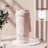 Termo infantil doble taza para beber 316 alto valor de color gran capacidad estudiantes para niños y niñas cerámica lindo caricatura hervidor con pajilla