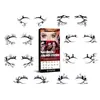 Eelhoe Halloween Calcomanías de Delineador Horror Moda Fiesta Maquillaje Herramientas Murciélago Araña Decoración Sombra de Ojos Calcomanías de Delineador