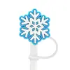 Tampa de palito de Natal personalizada transfronteiriça, capa de palito removível de silicone macio de desenho animado, plugue à prova de poeira, tampa de palito de silicone