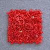 Pared de flores artificiales para bodas, hilera de flores, hortensias rosas artificiales, pared de flores para bodas, decoración de centros comerciales para bodas, en línea, rojo, transfronterizo, caliente