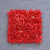 Pared de Fondo de Flores Artificiales para Boda Seleccionadas Cuidadosamente Pared de Rosas Fila de Hortensias Rosas Flor de Plástico Boda Arco de Flores para Boda