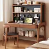 Escritorio de Madera Maciza con Estantería de Tablero Perforado Dormitorio Estudiante de Secundaria Estudiante de Preparatoria Escritorio de Altura Ajustable Escritorio para Computadora en Casa