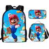 2023 Super Mario Bros. Mochila Escolar Juego de Tres Piezas Estudiante de Primaria Mochila Anime Dibujos Animados Nuevo Estilo