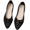 2026 Estilo Nuevo Zapatos Planos para Mujer Casual Slip-On Mocasines Poco Profundos con Lazo Venta al por Mayor de Zapatos para Mujer