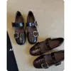 Zapatos de Ballet con Correas, Zapatos de Noche, Zapatos Planos para Mujer, Elegantes Zapatos Mary Jane con Hebilla, Estilo Francés, Adecuados para el Trabajo Diario, para Combinar con Faldas, Suaves y Femeninos