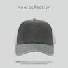 Gorra de Béisbol Retro de Malla de Algodón Transpirable con Agujeros, Cubre Rostro, Protección Solar, Gorra de Visera de 5 Piezas para Conductores de Camiones, Circunferencia de Cabeza Grande