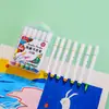 Los Marcadores Acrílicos de Punta Suave Odemei Son Impermeables y Mezclables, Plumas de Acuarela para Niños Estudiantes de Primaria, Mezcla de Arte, No se Corren
