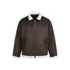 Catteeiuse Marca de Moda Americana Cleanfit Chaqueta de Gamuza Falsa de Dos Piezas para Mujer Primavera Chaqueta Corta para Hombre