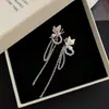 Pendientes de Borla de Mariposa de Aguja de Plata Perla Nicho Lujo Accesible Pendientes de Gama Alta Hermosos Románticos Elegantes Pendientes de Moda para Mujer