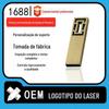 Em estoque por atacado liga de zinco metal fundição de metal clássico janela flor U disco Shell logotipo lingote processamento usb shell