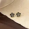 Pendientes de Turmalina de Colores para Mujer, Diseño de Nicho, Simples, Frescos, de Moda y Versátiles
