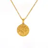 Popular Collar de Acero Inoxidable de los Doce Signos del Zodiaco de Amazon, Diseño de Nicho Moderno y Versátil Cadena para Clavícula de Disco Retro