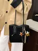 Bolso Tote para el Trabajo Gran Capacidad para Mujer 2025 Nuevo Retro Bolso de Axila Estampado de Leopardo Hombro Único Moda Elegante Bolso de Mano
