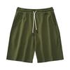 10 colores peso pesado verano tejido algodón rizo japonés retro deportivo cordón cinco pantalones cortos casuales para hombre venta al por mayor