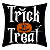 Abóbora de Halloween Gato de Halloween Estampa Poliéster Casa Escritório Sofá Cama Decoração Fronha Capa de Almofada