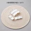 Soporte de Palillos de Cerámica de Doble Propósito para Sostener Palillos y Cucharas Públicos, Reposapalillos de Hotel, Vajilla de Restaurante, Blanco Puro con Borde Dorado, Logo Personalizado