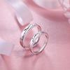 Anillos de Pareja Estilo Nuevo Boyero y Tejedora, un Par de Anillos para Estudiantes Hombres y Mujeres, Anillos de Pareja con Diseño de Nicho para Relaciones a Larga Distancia, Diseño de Estrella