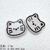 Venda Quente Gatinho Fofo e Peixe Acessórios de Resina Acessórios de Cabelo Capa de Celular Patch para Buraco de Sapato Material DIY Fabricante Atacado