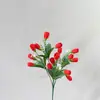 Accesorios para Fotos de Ramo Simulados de Gama Alta 5 Cabezas 15 Flores Yema de Magnolia Arreglo Floral para Sala de Estar Decoración de Escritorio Ramo Pequeño
