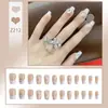 Uñas Postizas Personalizadas Pure Desire, Manicura Portátil de Alta Gama, Uñas Postizas Blanqueadoras, Uñas Portátiles, Uñas de Manicura Terminadas
